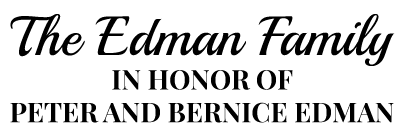 Our sponsor The Edman Family